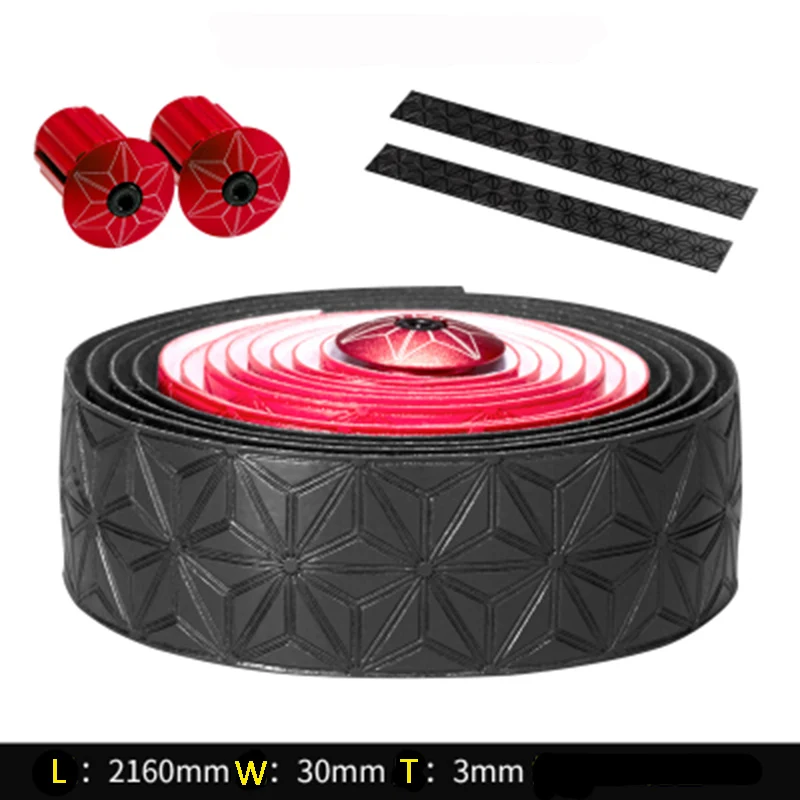 black and red Supacaz обмотка руля велосипеда супер липкая дорожная Ручка велосипеда обмотка руля s многоцветная опционально - Цвет: black and red