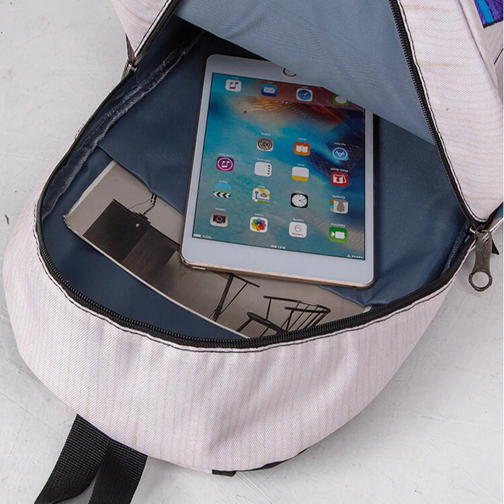 Женский тканевый рюкзак WEIXIER дизайнерский с принтом милого кота в Корейском