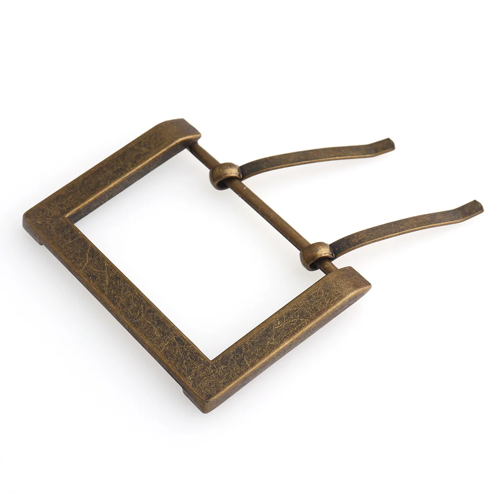 Металлическая Античная бронзовая пряжка для ремня 50 мм (2 дюйма) мужская с одним