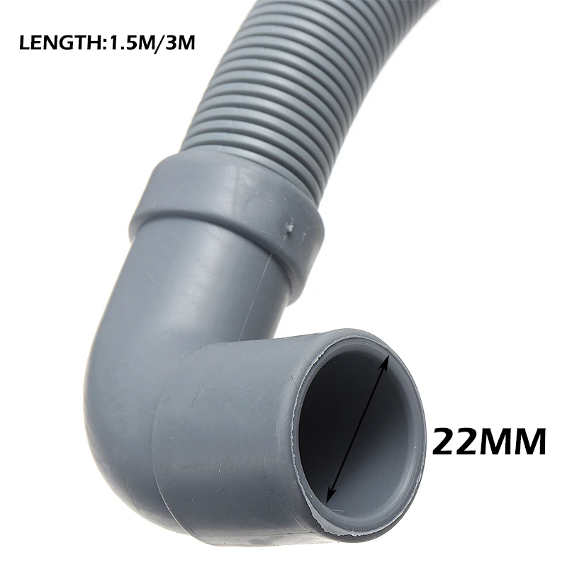 1 м 5 3 4 пластиковый дренажный шланг для стиральной машины посудомоечной
