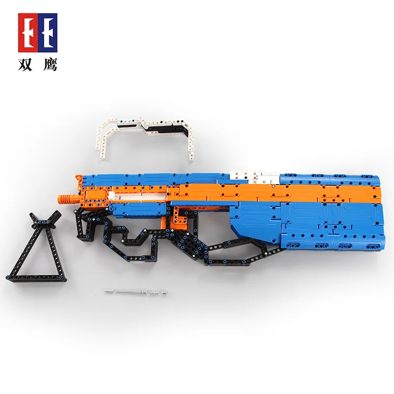 Building blocks P90 Assembled Bricks Gun 581pcs Compatible with traditional bricks size Good gift choice for Kids or Adults | Игрушки и