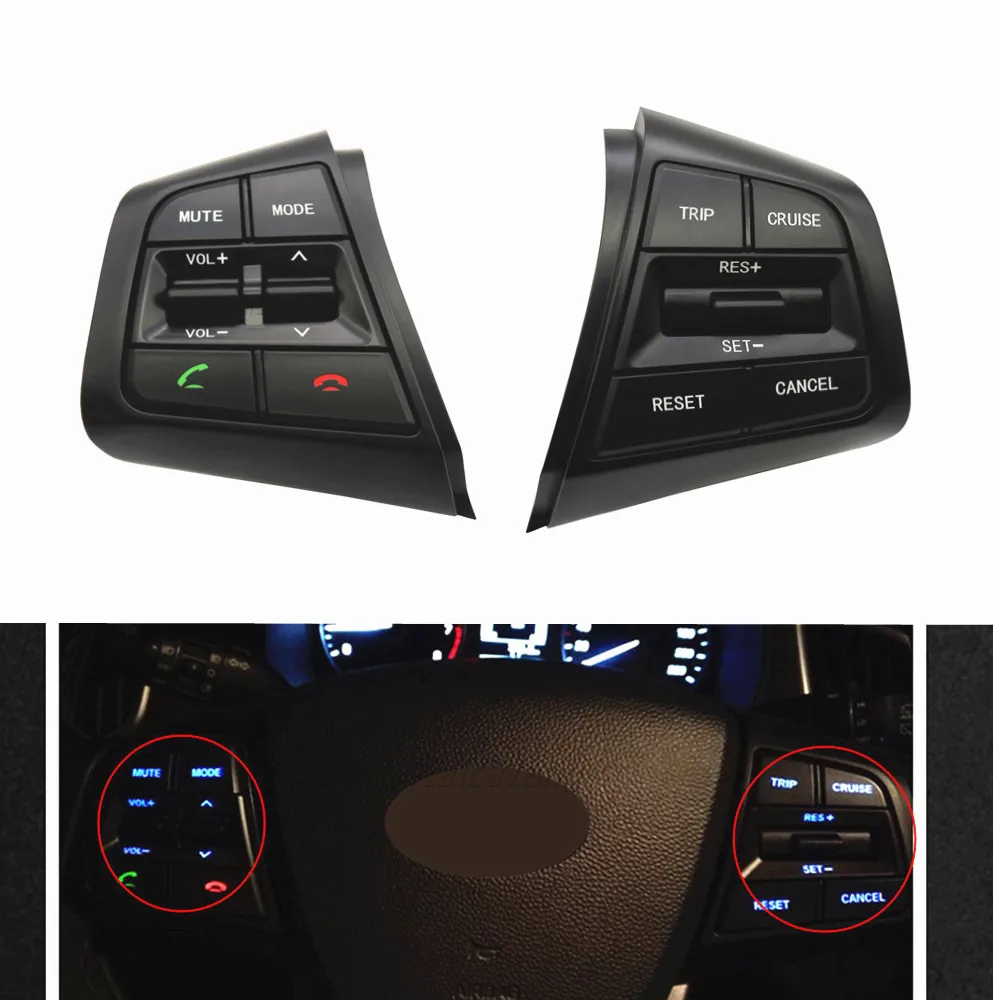 Кнопки управления круиз контролем на руль для Hyundai ix25 (creta) 1 6 л дистанционное