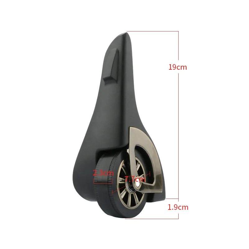 0733B Suitcase Cosmetic case Leather box Accessories Spin Universal wheel Black Boutique service  Pull wheel Components Casters