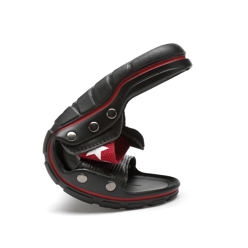 Шлепанцы мужские из натуральной кожи сланцы летняя обувь на плоской подошве