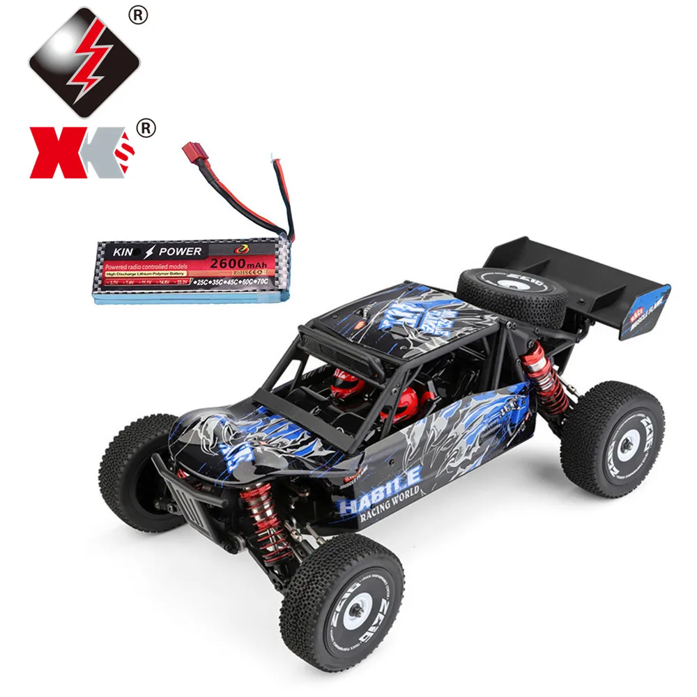 

Wltoys 124018 RTR Upgraded 7.4V 2600mAh 2.4G 4WD 60km/h Metal Chassis RC Car Vehicles Models Toys Racing Remote Control Machine