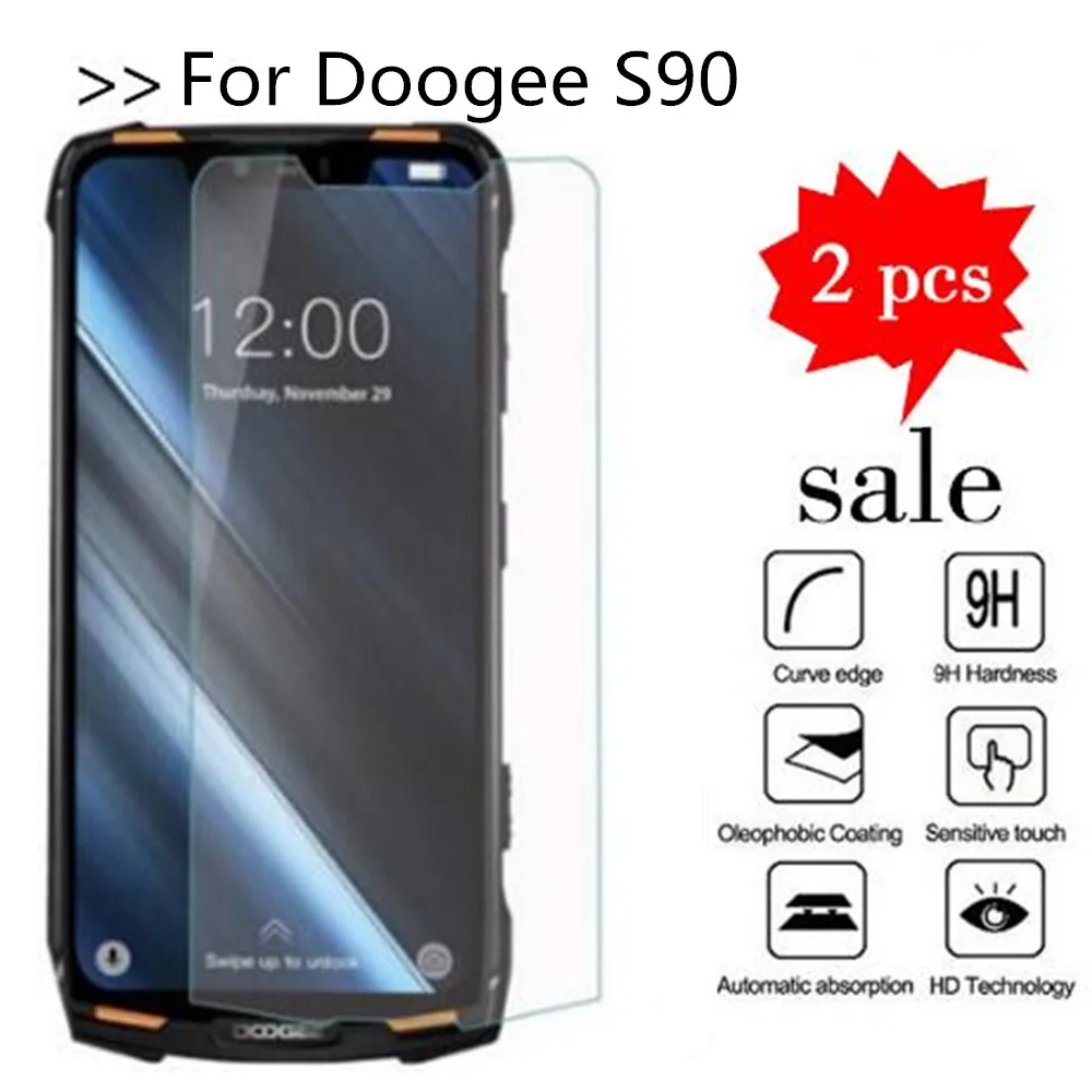 Закаленное стекло Для Doogee S90 защитная пленка Чехол Pro закаленное стекло|Защитные