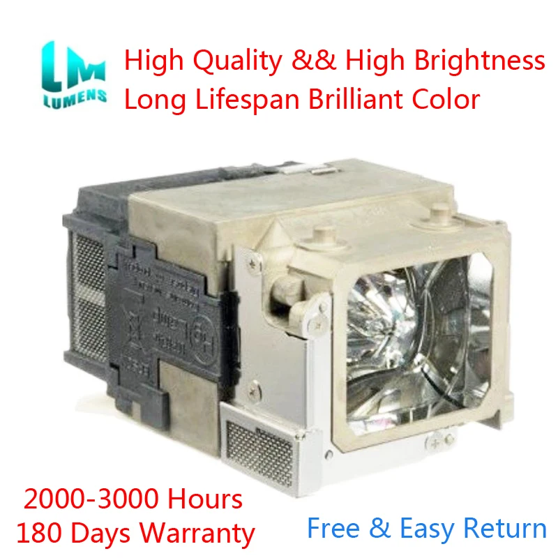 Для ELPLP65 для Epson EB 1751 Powerlite 1761W C260M 1771W лампа проектора с корпусом 180 дней