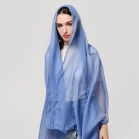 2020 new headband casual solid winter scarves women thin cotton shawls and wraps foulard bandana femme hijab pashmina echarpe