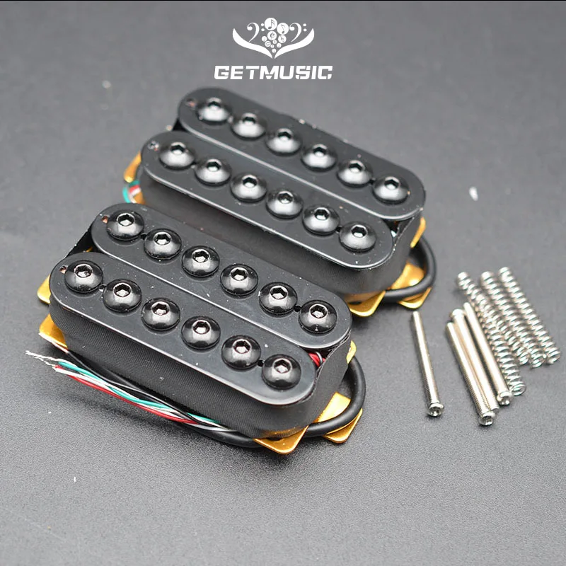 Регулируемая металлическая двойная катушка электрогитара пикап хамбакер панк