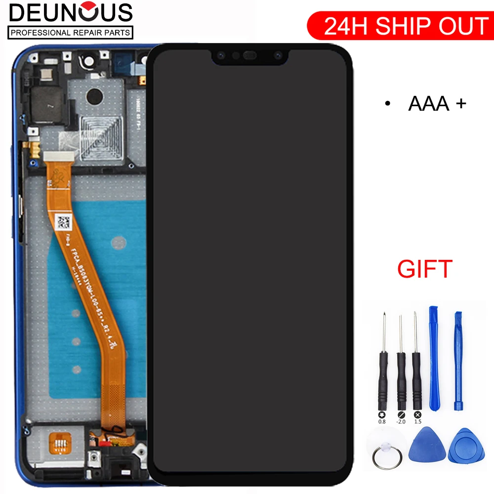 P Smart Plus дисплей для huawei P Smart Plus рамка ЖК-дисплея сенсорный экран INE-LX1 LX2 Nova 3i дисплей ЖК-экран