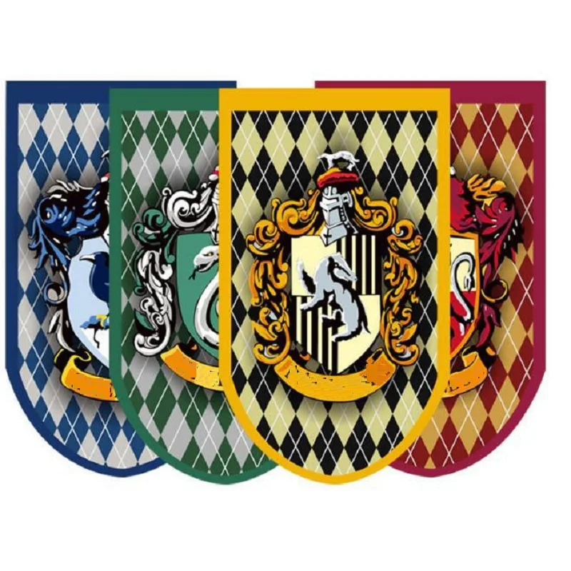 Волшебный школьный баннер в стиле Гарр Поттера 45*75 см Круглый флаг украшение