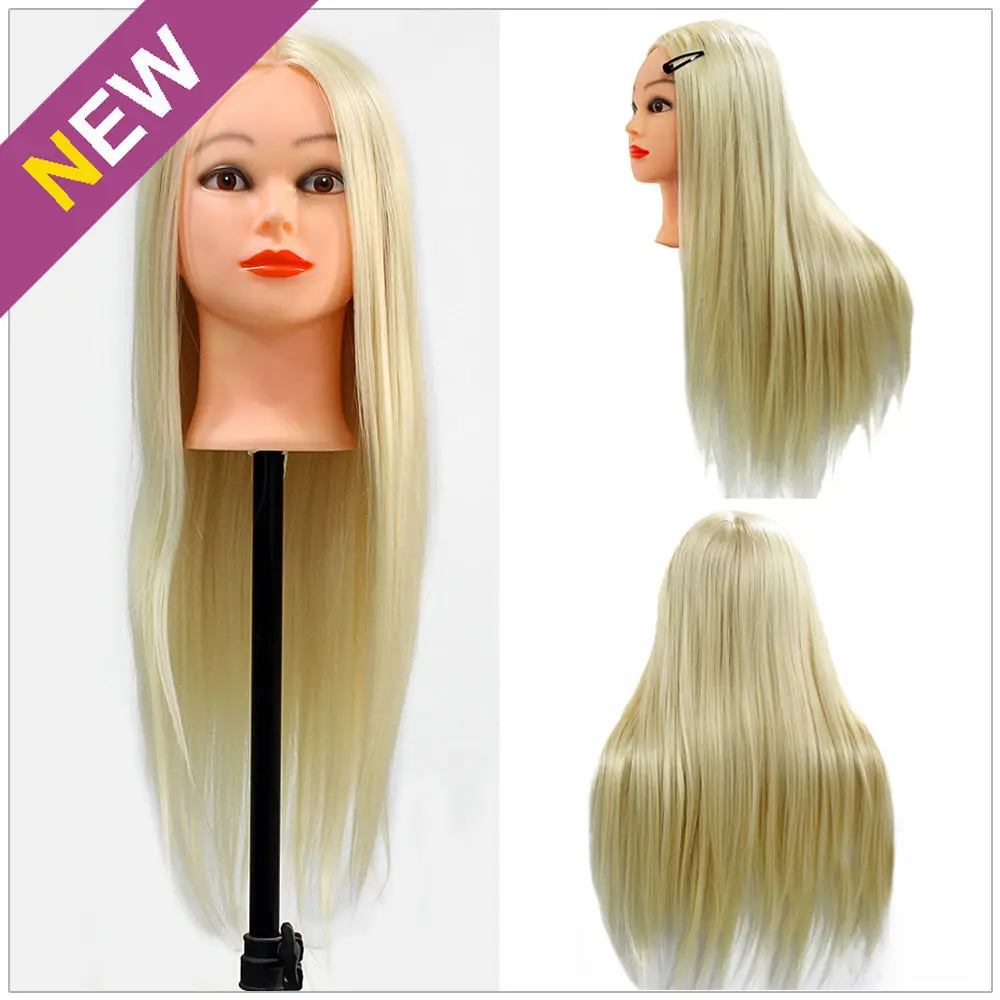 Учебные головы манекены 24 &quotБлондинка 30% реальное животное Парикмахерские