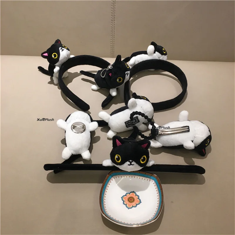 Маленькая 9 см новый дизайн кошка плюшевая игрушка с набивным животным Детские