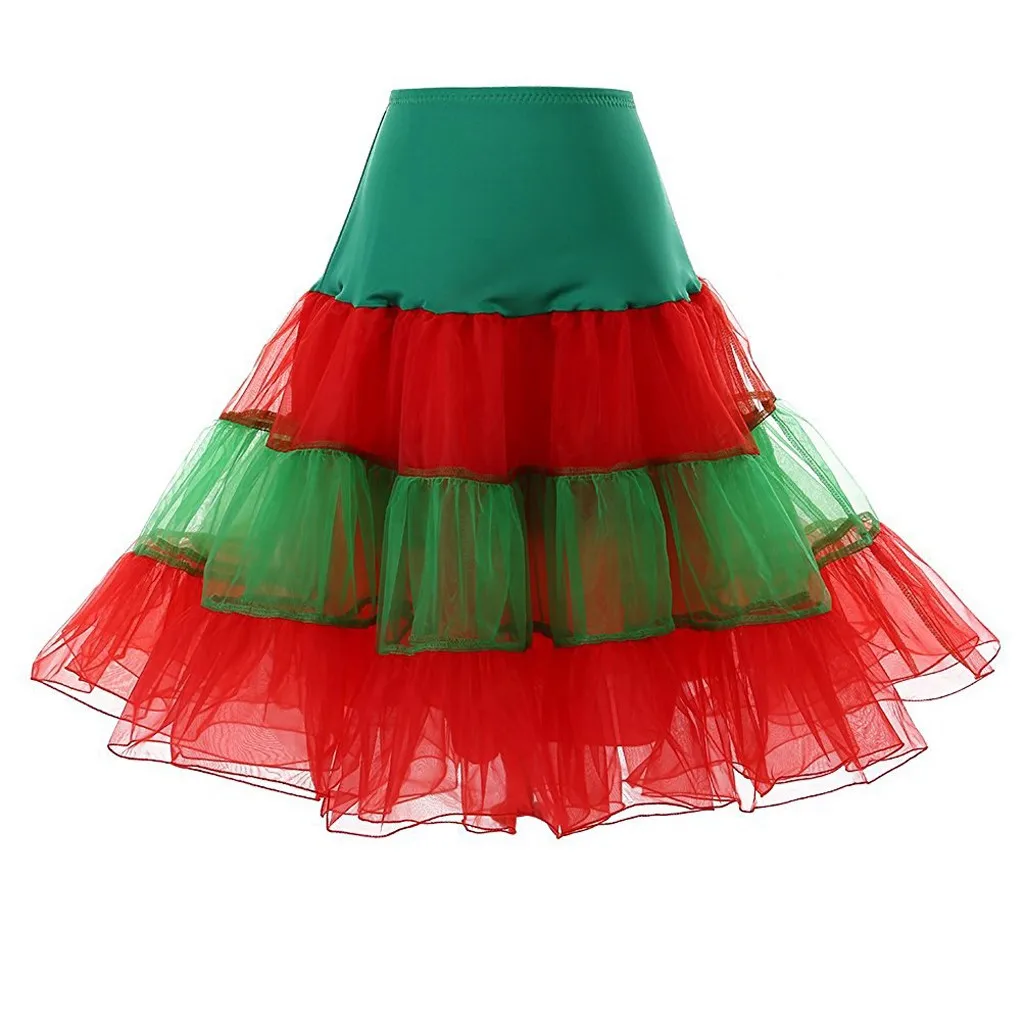 CHAMSGEND High Quality Waist Skirts Women Adult Rainbow Tutu Skirt Dancing Pleated Short | Женская одежда