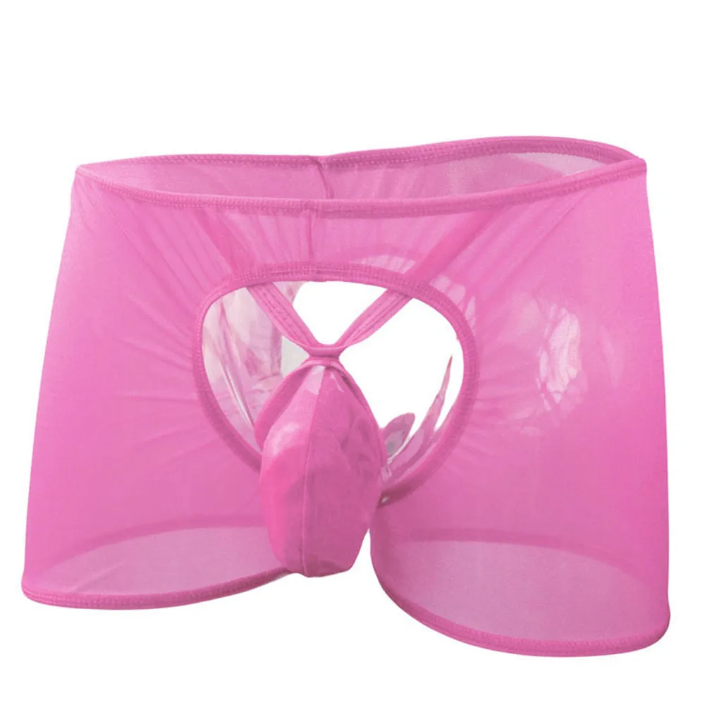 Мужские трусы-боксеры с отверстием для пениса и заниженной талией | Мужская