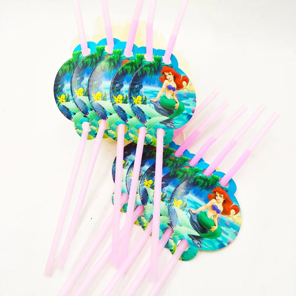 Вечерние украшения в виде русалки скатерть подстаканник соломенная салфетка