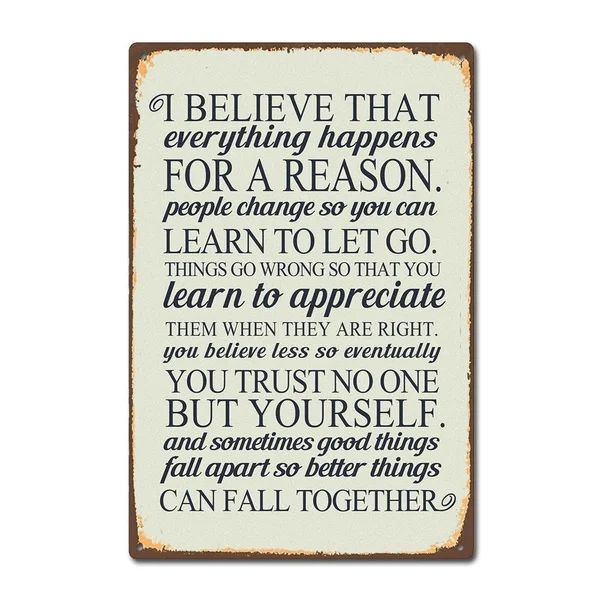

Inspirational Believe Vintage Retro Tin Sign Metal Decor Metal Sign Metal Poster Metal Sticker Metal Painting Wall Sign Wall