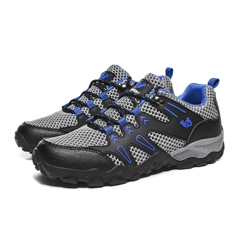 

Men Wading Shoes,Flying Woven Sneaker,Hollow Mesh Hiking Shoes,Sport Shoes,Outdoor Sneaker,Big Size 39-47
