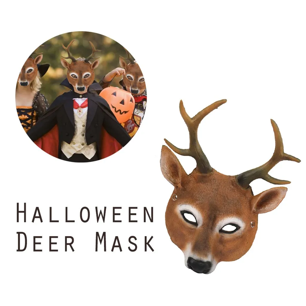 Маска на Хэллоуин 2019 ПУ Реалистичная косплей страшная Костюм для взрослых