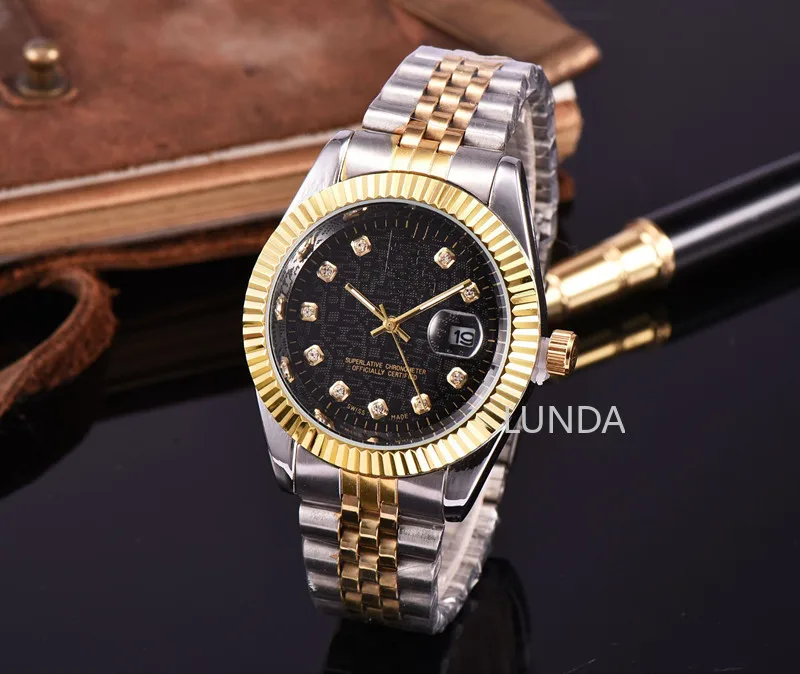 

New Brand Business Men's Watch Luxury watch Waterproof Calendar Men's Watch Trend Stainless Steel Band Men's Watch