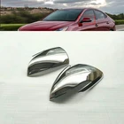 2 шт., хромированные защитные накладки на боковые двери автомобиля для Hyundai Accent 2018