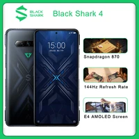ru ship global verison black shark 4 5g gaming mobile phone 6 67 8gb 128gb snapdragon 870 144hz e4 amoled screen dc dimming ufs