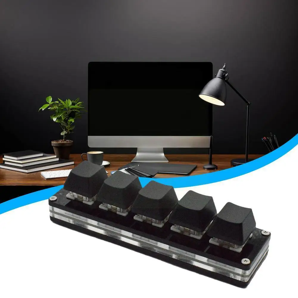 

Black 5 Mini Board Gaming Boards Hot Swap Mechanical Board For Copy And Paste Custom Shortcut S B9g0