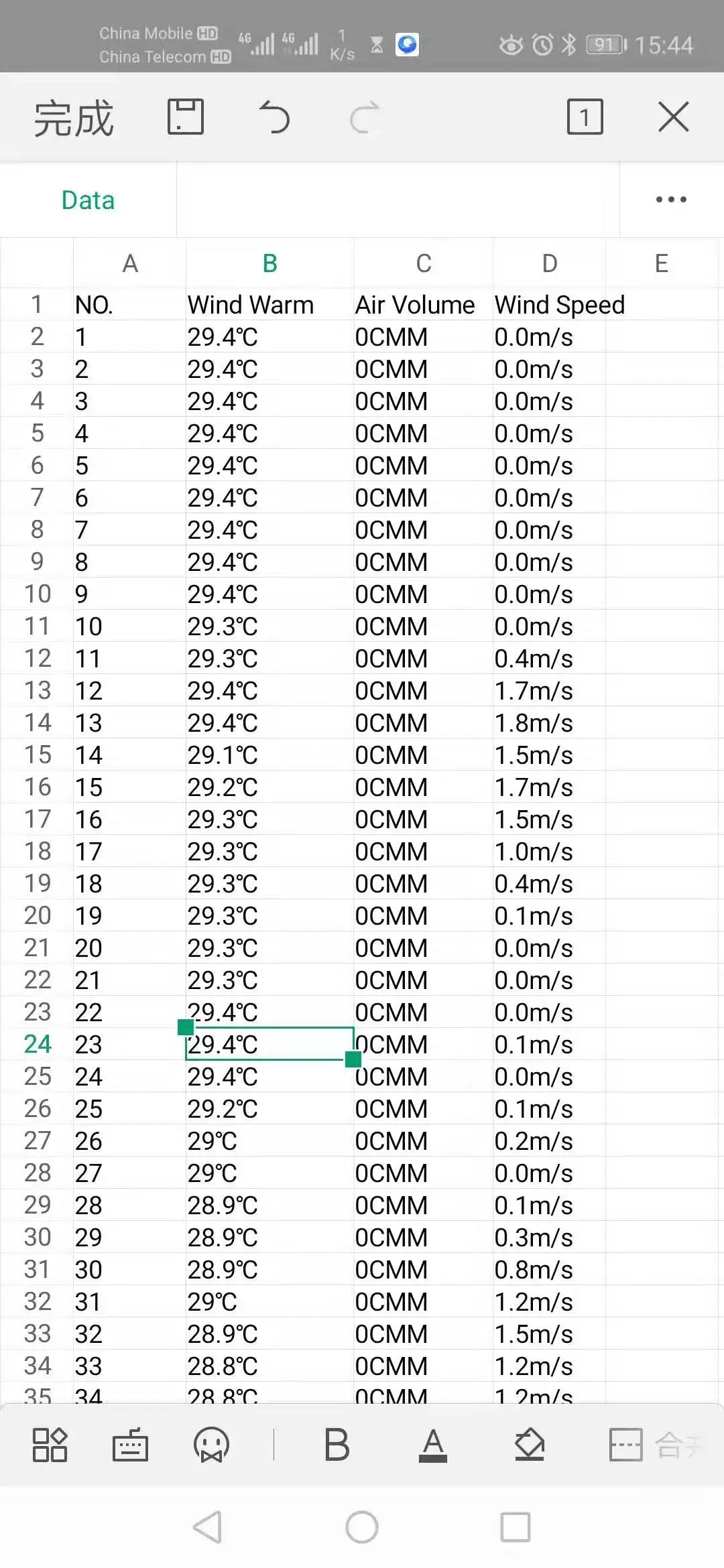 

Bluetooth wind anemometer data logger air velocity meter with 999 groups data recording and APP monitoring