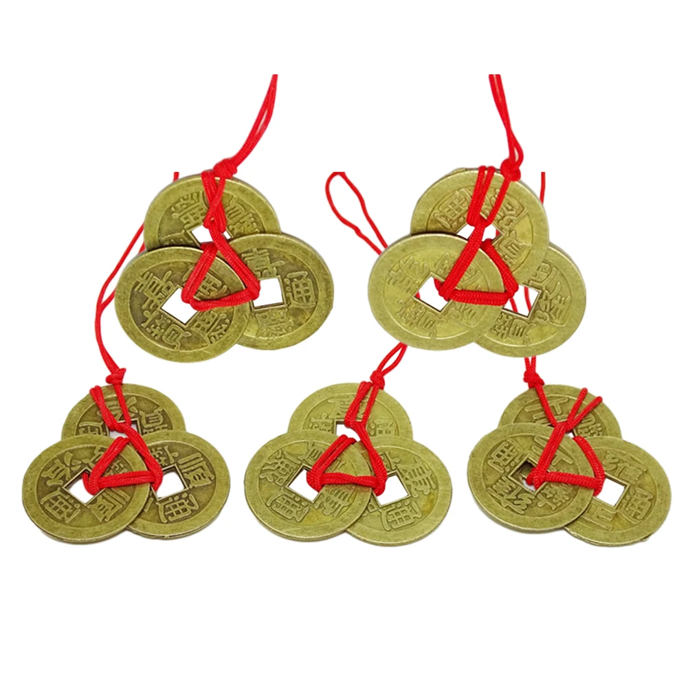 5 шт. 1 дюйм Китайский Фортуна монеты офис Лаки коллекция салона традиционные