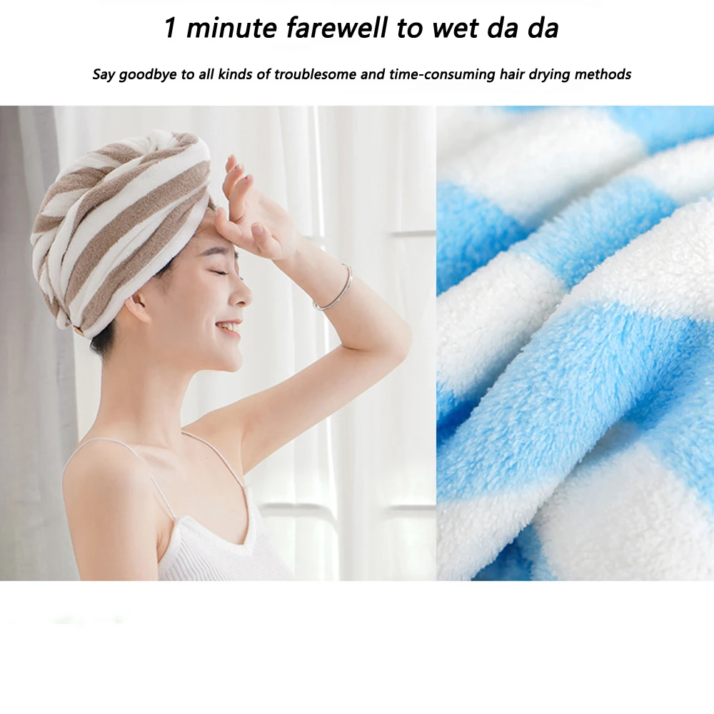 2 шт микрофибра после душа сушки волос обертка для женщин девушек и полотенце