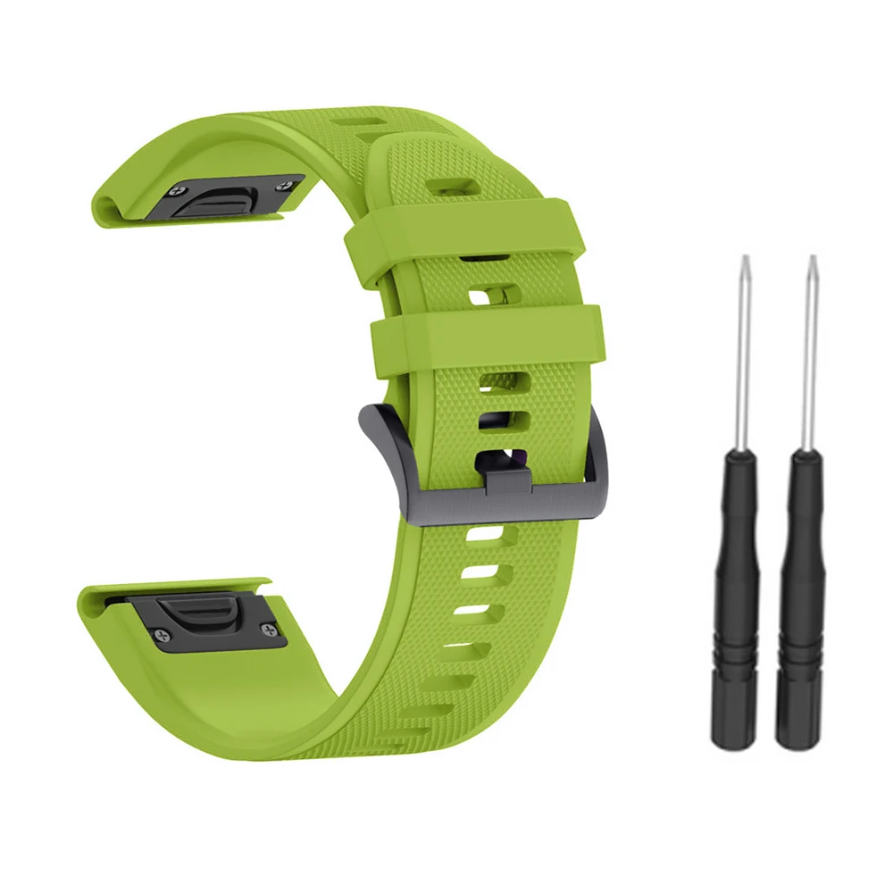 Смарт-ремешок для часов Garmin Fenix 3/3HR/5X/5X Plus силиконовые для фитнеса сменный наручный ремешок подходит для запястья 5,70-10,23 дюйма(145 мм-260 мм