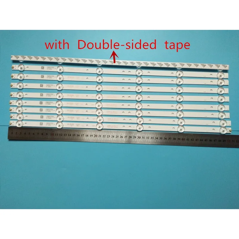 

100%new 9pcs/set LED strip for Phili s 49inch TV 49PUF6050/T3 backlight K490WD7 A1 4708-K490WD-A2213K01