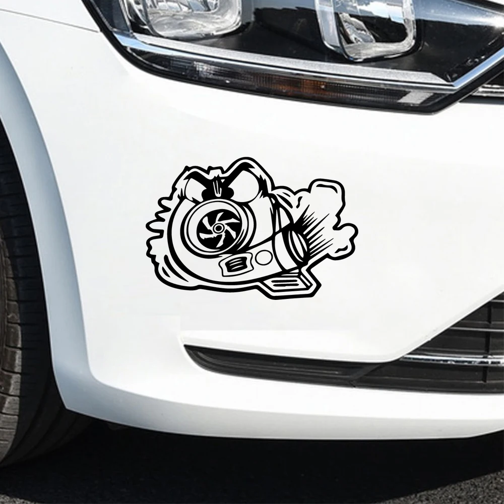 

Funny Engine Stickers On The Car Fashion Cartoon Car Sticker Window Decoration Personality Vinyl Decals