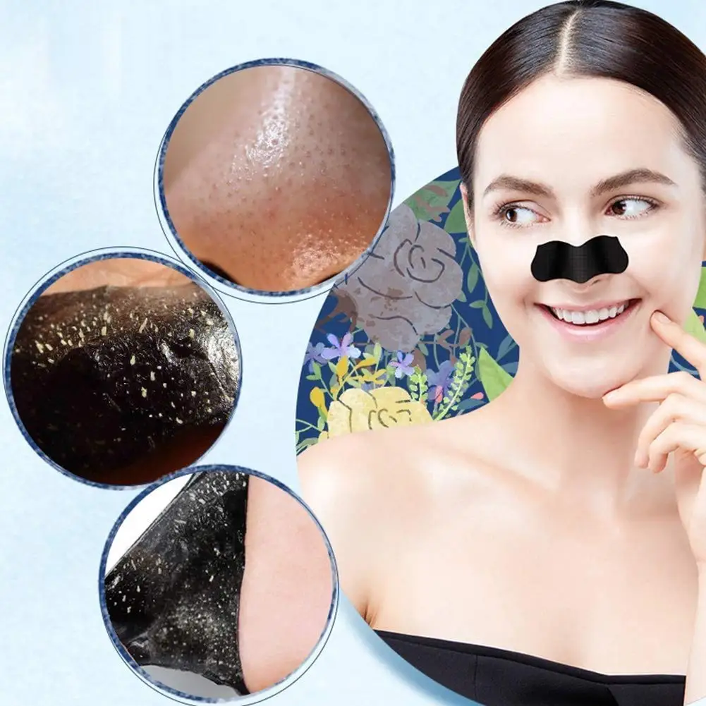 10-50pcs Nose Blackhead Remover Mask Deep Cleansing Skin Care Shrink Pore Acne Treatment Mask Nose Black dots Pore Clean Strips