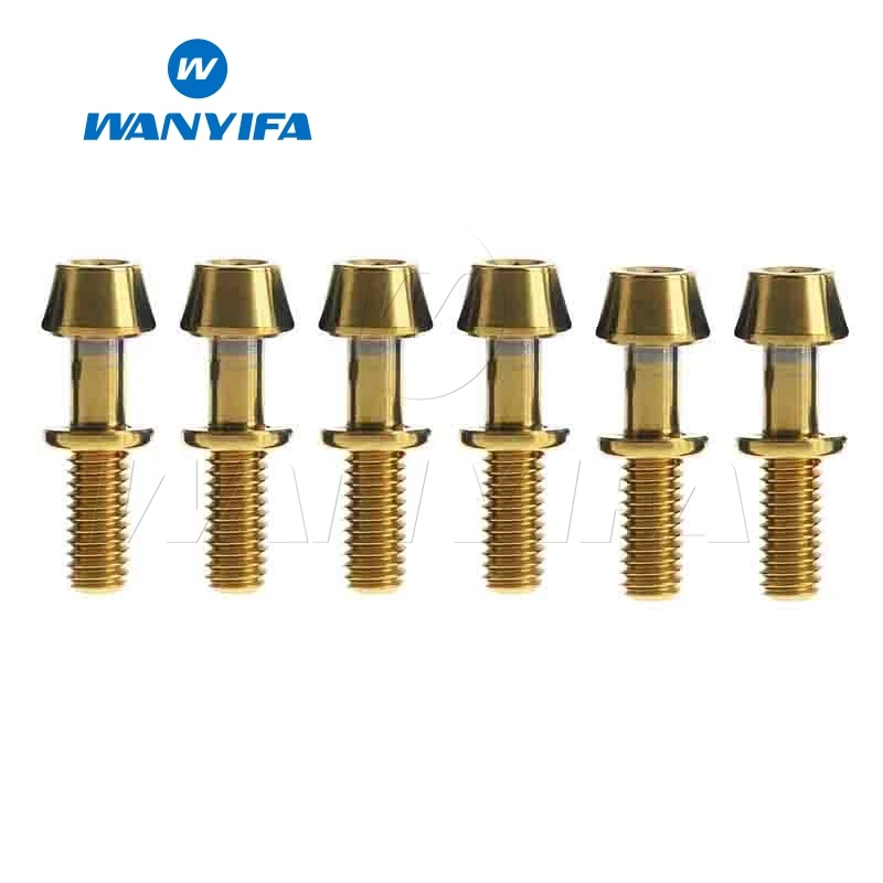 Титановый Wanyifa Ti болты с шайбами для велосипедного стержня велосипедные