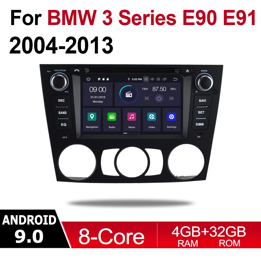 2 Din Автомобильный мультимедийный плеер Android 9 авто радио для BMW 5 серии E39 1995 ~ 2003 DVD