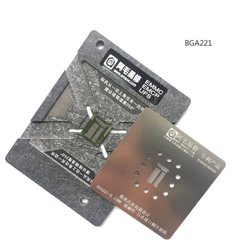 EMMC EMCP UFS реболлинговая платформа BGA153 BGA162 BGA169BGA254 трафаретная Заводская Оловянная