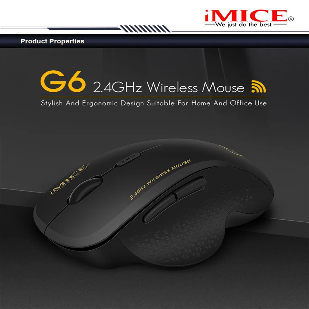 

2.0 USB Wireless Mouse Computer With 2.4G Wireless Receiver MICE 1600DPI 10M SUPER Mouse For Computer Wireless PC Laptop Working