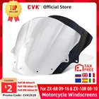 CVK ветровое стекло ветрового воздуха Дефлектор ветра для KAWASAKI ZX6R 2009 2011 2012 2013 2014 2015 2016 ZX10R 2008 2010 ZX 6R 10R