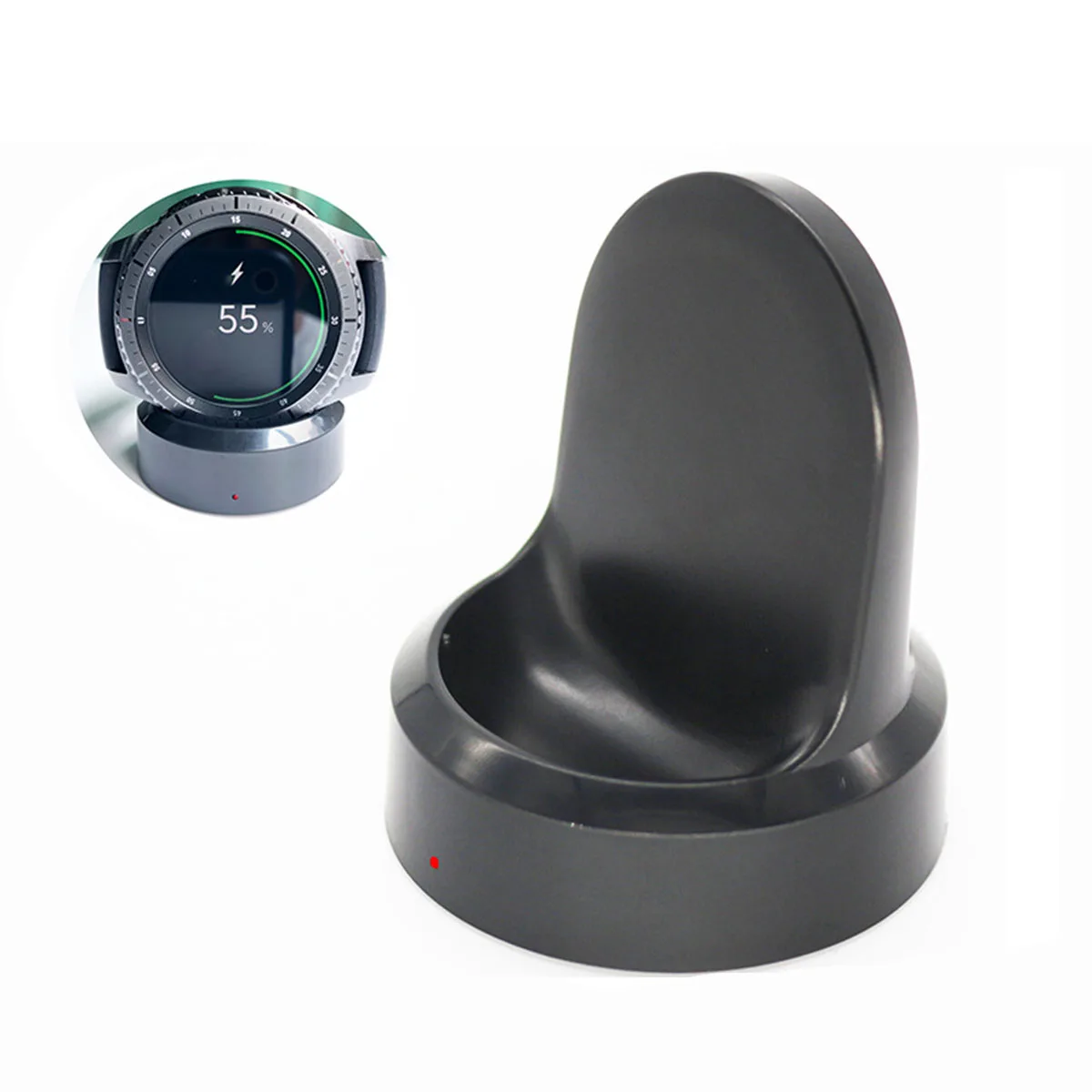 QI Wireless Stand Smart Watch Fast Charger Dock For Samsung Gear S3 Classic Frontier | Электроника