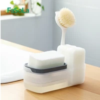 youpin kitchen soap box rack detergent dispenser push type outlet box soap bottle convenient for washing dishes