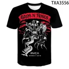 Горячая распродажа! Guns N Roses Группа для мужчин футболка 3D печатных мода harajuku футболка с надписями и рисунком в виде черепа Забавный дизайн рубашка размера плюс, футболка, топы