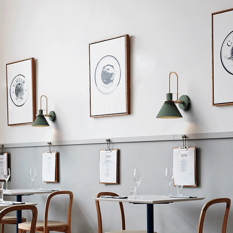 Современный минималистичный настенный светильник из Макарон для гостиной