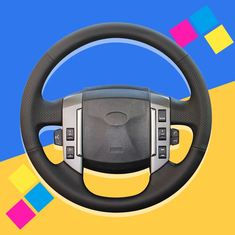 Автомобильная Оплетка на руль для Land Rover Old Range Sport 2005 2008 автомобильные Чехлы