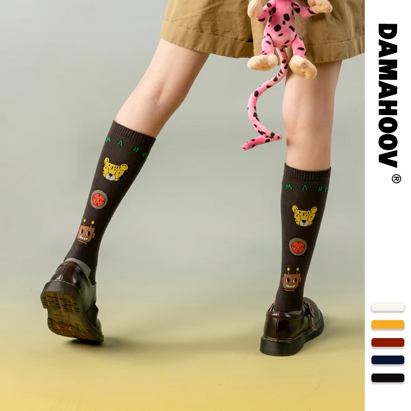 

2021 New Cute Cartoon Casual Women'S Stockings Cotton Funny Socks Lovely Gothic Lolita For Girls Kawaii Compression Stockings