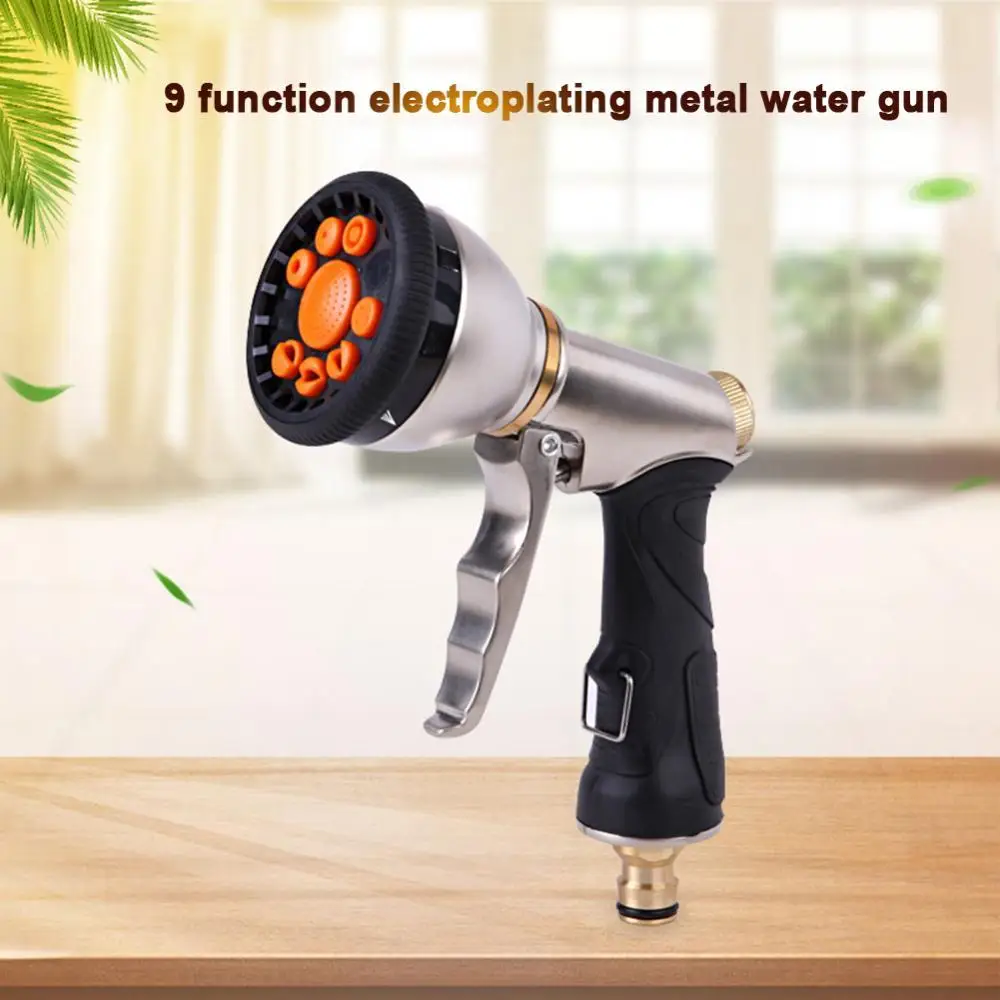 

Garden Hose Water Nozzle Pressure Spray Lawn Watering Car Washing Sprayer Tool