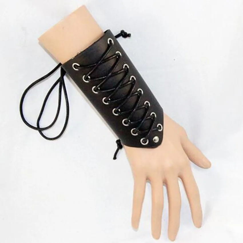 Игра косплей реквизит из натуральной кожи Bracer Arm Armor Warrior стимпанк браслет средневековая манжета|cosplay props|cuff