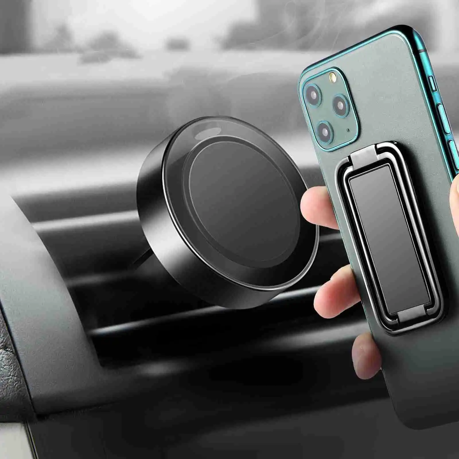 practical mobile phone accessories mobile phone ring bracket can be rotated 360 suitable for car magnetic mobile phone ring free global shipping