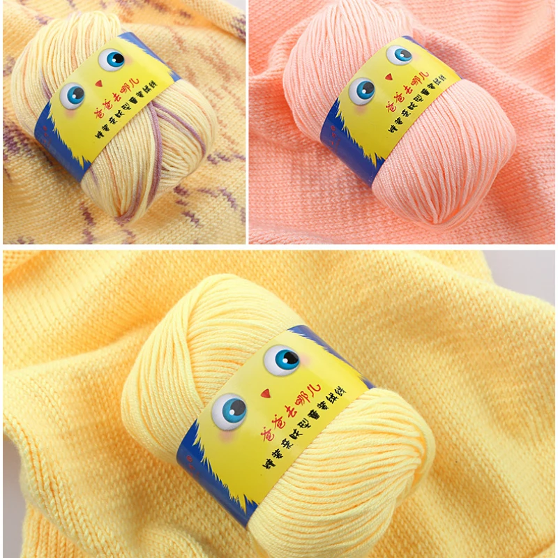 Лучшее качество 400 г/компл. 8 шариков детская шелковая кашемировая пряжа для