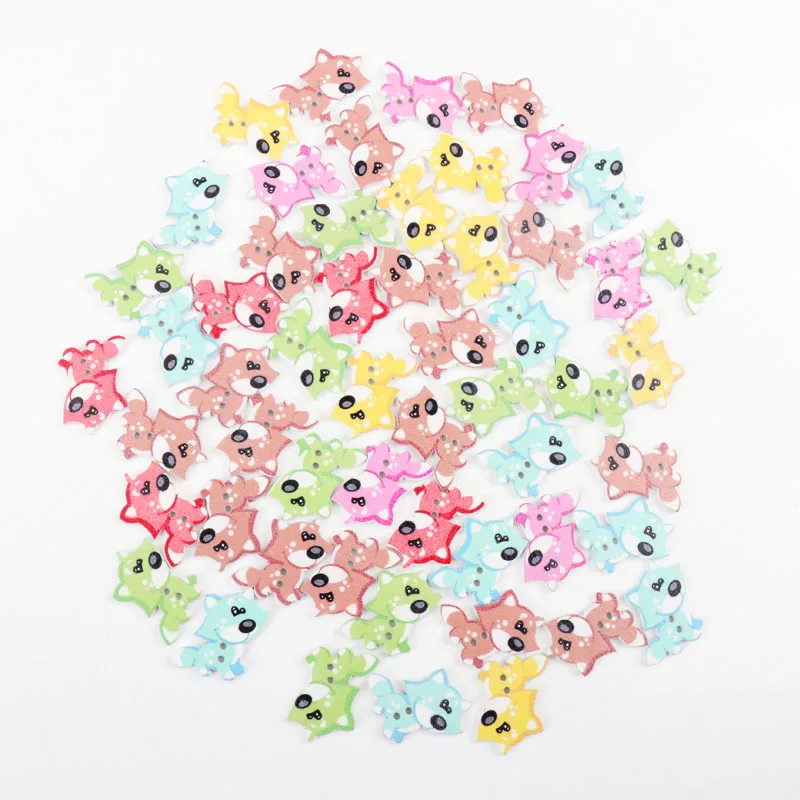 30 шт. декоративные деревянные картинки в виде собаки для скрапбукинга 27x26 мм | Дом